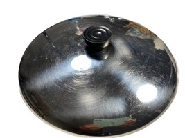 Revere Ware Pot Pan Lid 10&quot; Diameter Round Black Top Knob 10-3/8”OD 9-7/... - $170.80 MXN