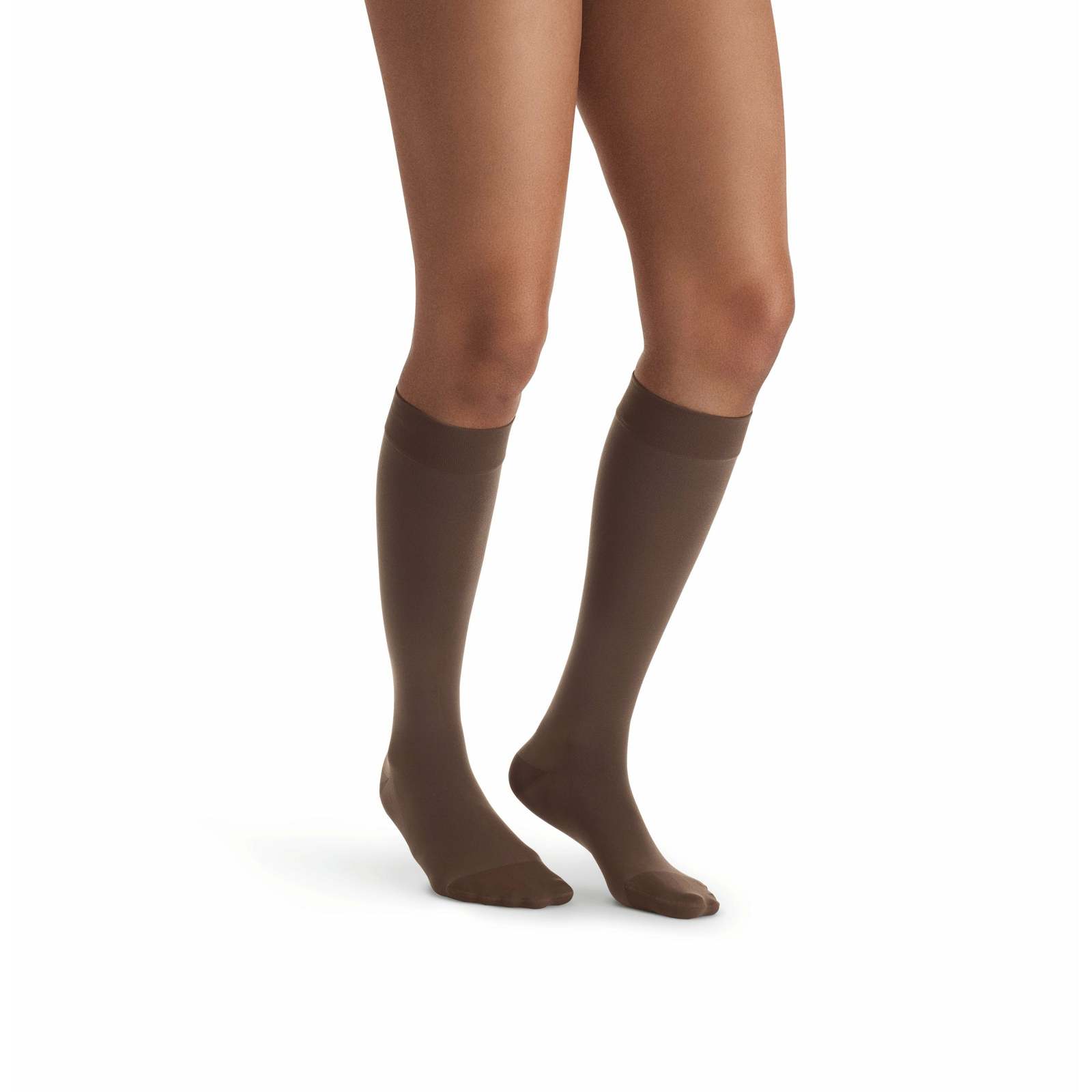 Jobst UltraSheer Knee-High, Mocha, Closed Toe, 20-30mmHg (Size: XL) Mocha - $10.68