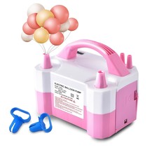 Electric Air Balloon Pump, Portable Dual Nozzle Electric Balloon Inflator/Blower - $23.99