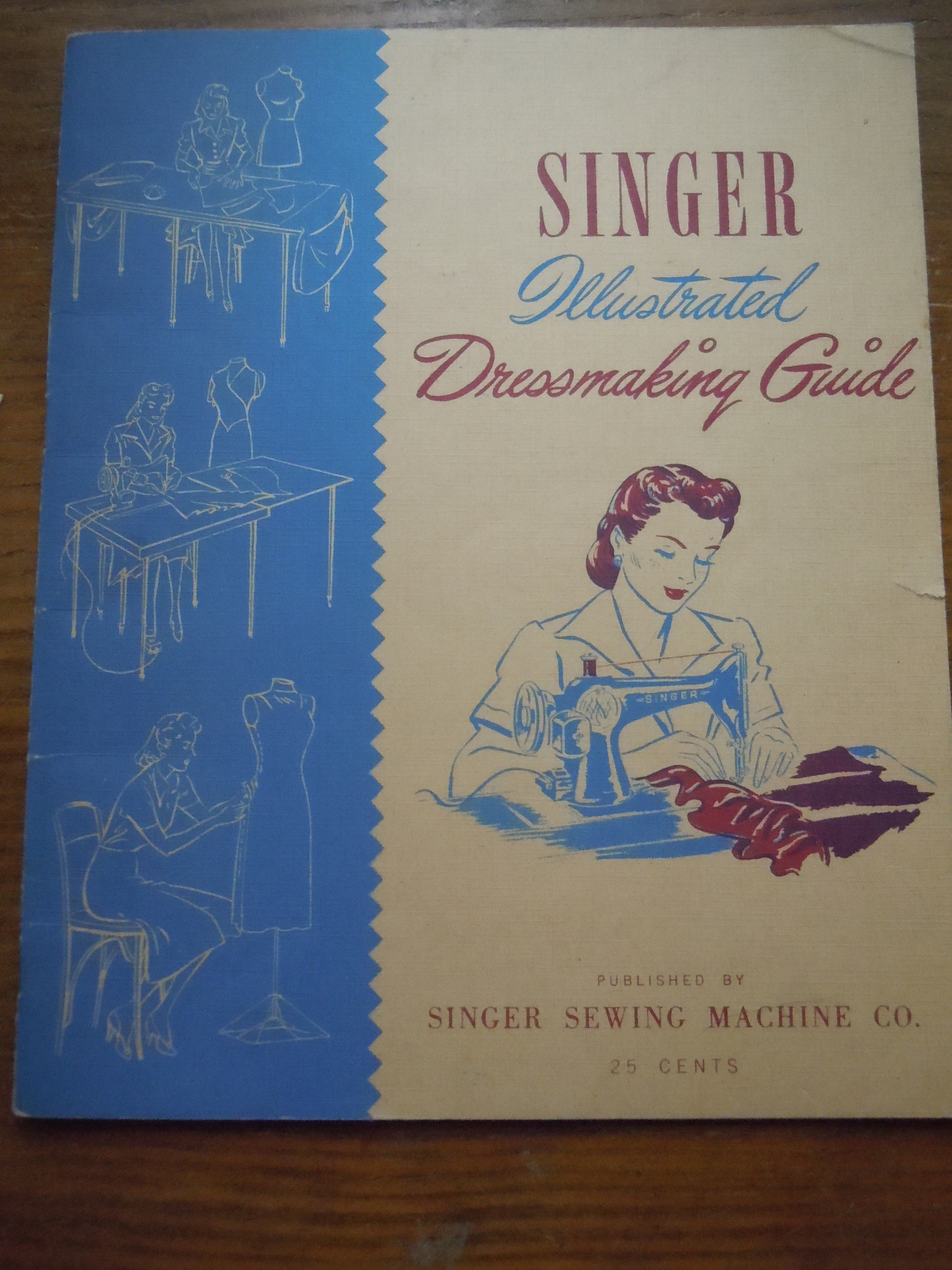 Vintage Singer Illustrated Dressmaking Guide 1941 Paperback - $10.99