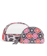 Vera Bradley Clear Cosmetic Duo in Cheery Blossoms - £21.22 GBP
