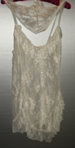 Lingerie -  White Lace Chemise by Escante Size 1X - $20.00