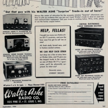 1954 Walter Ashe Radio Company Advertisement Vintage Electronics DWP9B - $465.49 MXN