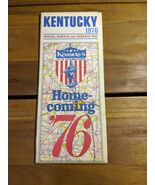 Vintage 1976 Kentucky Official Highway And Parkway Map Home-Coming Map B... - €14,92 EUR