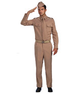 WORLD WAR II PRIVATE ADULT COSTUME   LARGE  - £67.90 GBP