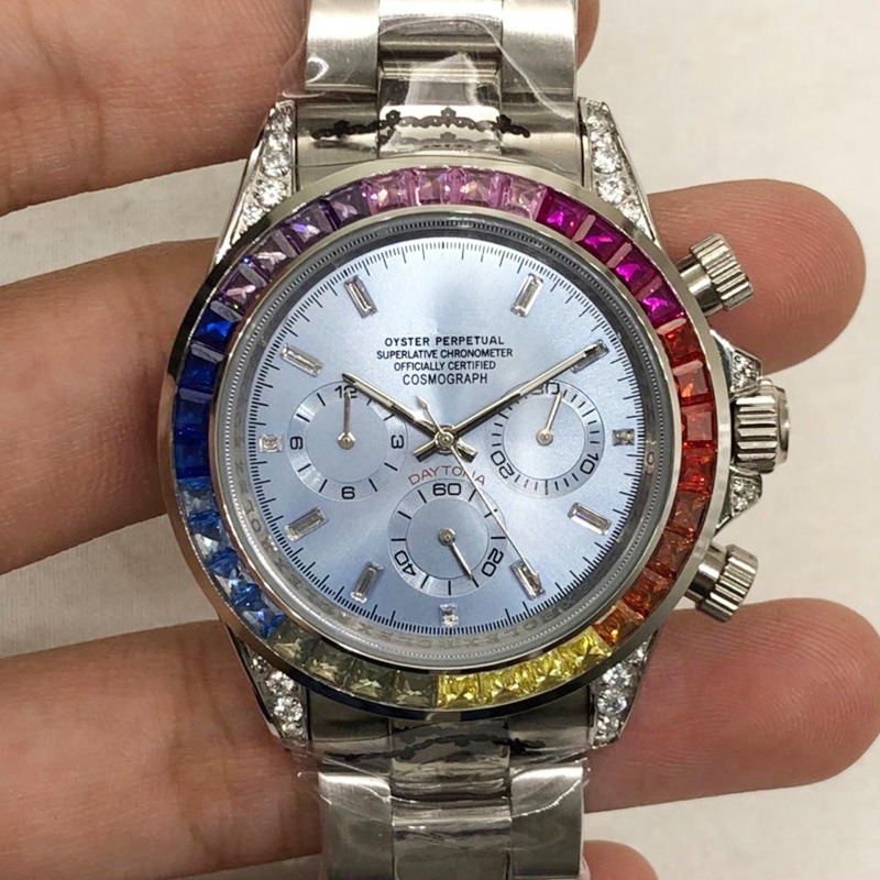 Mechanical Watch Dl013 Mechanical Watch With Steel Belt And Six Fingers