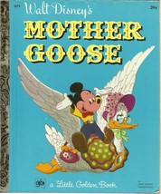 Walt Disney&#39;s Mother Goose Little Golden Book Hardcover - £7.98 GBP