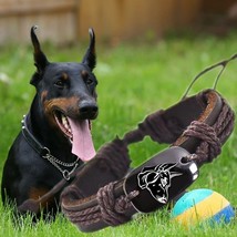 Love Doberman Pinscher Brown Leather Adjustable Bracelet Free Shipping USA - £10.26 GBP