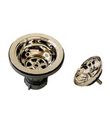 Newport Brass 122LS/15 Solid Brass Post Type Basket Strainer - Polished ... - $124.38 CAD