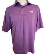 Torrey Pines FootJoy Men&#39;s Golf Shirt Purple Medium - £33.64 GBP