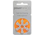 30 x Size p13 PowerOne Hearing Aid Batteries - £8.83 GBP