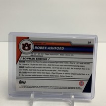 2023 Bowman Chrome U. - Purple Shimmer Refractor #28 Robby Ashford - Auburn QB - £2.35 GBP