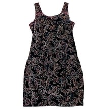 Jessica McClintock Gunne Sax Vintage 90s Dress Dark Maroon Velvet Size 7/8 - £32.94 GBP
