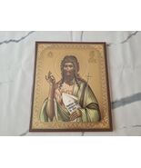 Big Handmade Serbian Orthodox Praying Icon Of Saint John The Baptist - €38,41 EUR