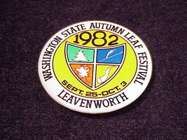 1982 Leavenworth Washington State Autumn Leaf Festival Pinback Button, Pin - £4.75 GBP
