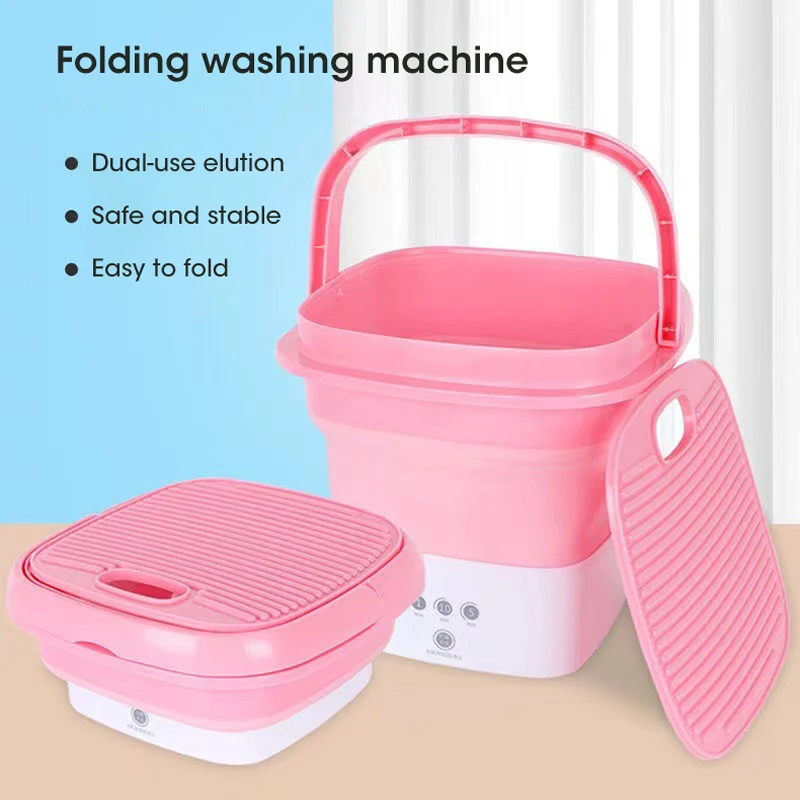 R clothes with bucket washing for socks underwear folding portable washing machine with thumb200