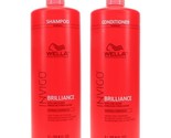Wella Invigo Brilliance Shampoo &amp; Conditioner Fine / Normal 33.8oz Duo /... - $54.99