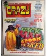 CRAZY humor magazine #1 Vaughn Bode (1973) Marvel Comics B&amp;W FINE- - €21,17 EUR