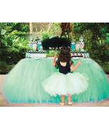 Any Color TABLE TUTU Skirt Rainbow Table Tulle Skirt Tutu Tulle Table De... - €25,86 EUR