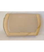 Whiting And Davis International Leather Snakeskin Purse Clutch Beige Tan... - £27.68 GBP