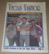 Neville Brothers Vegas Visitor Newspaper Vintage 1991 - £19.65 GBP