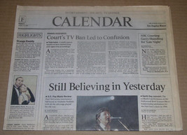 Paul McCartney Calendar Newspaper Supplement Vintage 1993 - $29.99