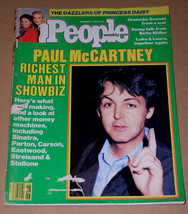 Paul McCartney People Weekly Magazine Vintage 1983 - £19.57 GBP
