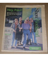 Paul McCartney Show Newspaper Supplement Vintage 1993 - £24.03 GBP