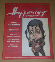 Paul McCartney Happening Magazine Vintage 1990 - £19.57 GBP