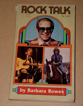Rock Talk Paperback Book Vintage 1977 Elton John Olivia Newton John McCa... - £14.93 GBP