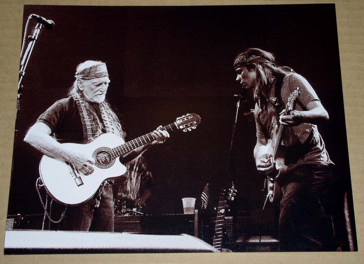 Willie Nelson Concert Photo Custom Sepia Tone 2006 - $39.99