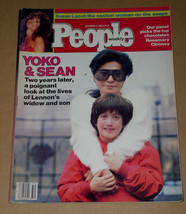 Yoko Ono People Weekly Magazine Vintage 1982 - $24.99