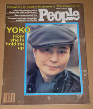 Yoko Ono People Weekly Magazine Vintage 1981 - £20.02 GBP