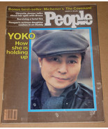 Yoko Ono People Weekly Magazine Vintage 1981 - $24.99