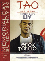 Erick Morillo Hosts Memorial Day May 30 @ Tao Beach Las Vegas Promo Card - £3.09 GBP