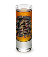 AMERICAN SOLDIER- &quot;THIS WE&#39;LL DEFEND&quot;- NEW-  2 OZ. SHOT GLASS   - $13.43 CAD+