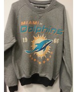 Brand NEW Miami DOLPHINS Crew Neck Crewneck &#39;BIG TIME&#39; sweatshirt NEW  LOGO - $64.95