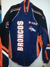 Denver Broncos  Franchise Twill Jacket New M,2 X,3 X  New With Tags - £103.04 GBP+