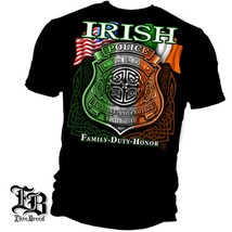 New Irish Police T Shirt Family Duty Honor Shirt - $18.80+