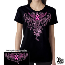 Elite BREED- Pink Foil Fight Breast Cancer T-SHIRT - £20.49 GBP+
