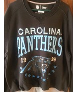 NEW CAROLINA  PANTHERS Crew Neck Crewneck &#39;BIG TIME&#39; sweatshirt BLUE Aut... - £51.02 GBP