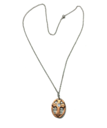 Christian Wait On The Lord Bible Verse Psalms With Cross 2 Charm 26&quot; Nec... - €5,17 EUR