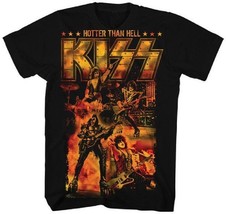New Kiss Hotter Than Hell Licensed Band T-Shirt - £15.78 GBP+