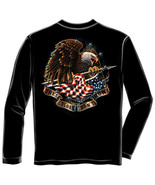New THESE COLORS DON&#39;T RUN- LICENSED LONG SLEEVE T Shirt PATRIOTIC USA E... - £24.51 GBP+