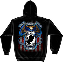 POW MIA- &quot;ALL GAVE SOME, SOME GAVE ALL&quot;-HOODED HOODIE SWEATSHIRT- - £31.13 GBP+
