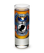 &quot;TRUE HEROES&quot;- POW MIA- NEW-  2 OZ. SHOT GLASS   - £7.77 GBP+