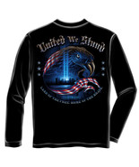 New UNITED WE STAND  LICENSED LONG SLEEVE T Shirt PATRIOTIC USA - £24.51 GBP+