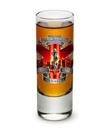 WE WILL NEVER FORGET  9-11 - EMS  RED FIRE AND SNAKE- NEW-  2 OZ. SHOT G... - £7.77 GBP+