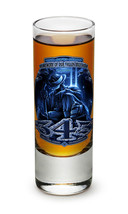 YOU WILL NEVER BE FORGOTTEN 343 TRIBUTE- NEW-  2 OZ. SHOT GLASS  9-11 - £7.81 GBP+