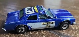 Vintage 1977 Hot Wheels #701 Sheriff Patrol Police Car #2019 Malaysia Blue - $184.53 MXN